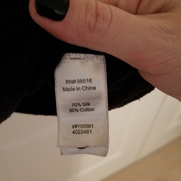 Coldwater Creek sz 1X/18 Black Buttondown Cardigan - Picture 4 of 5